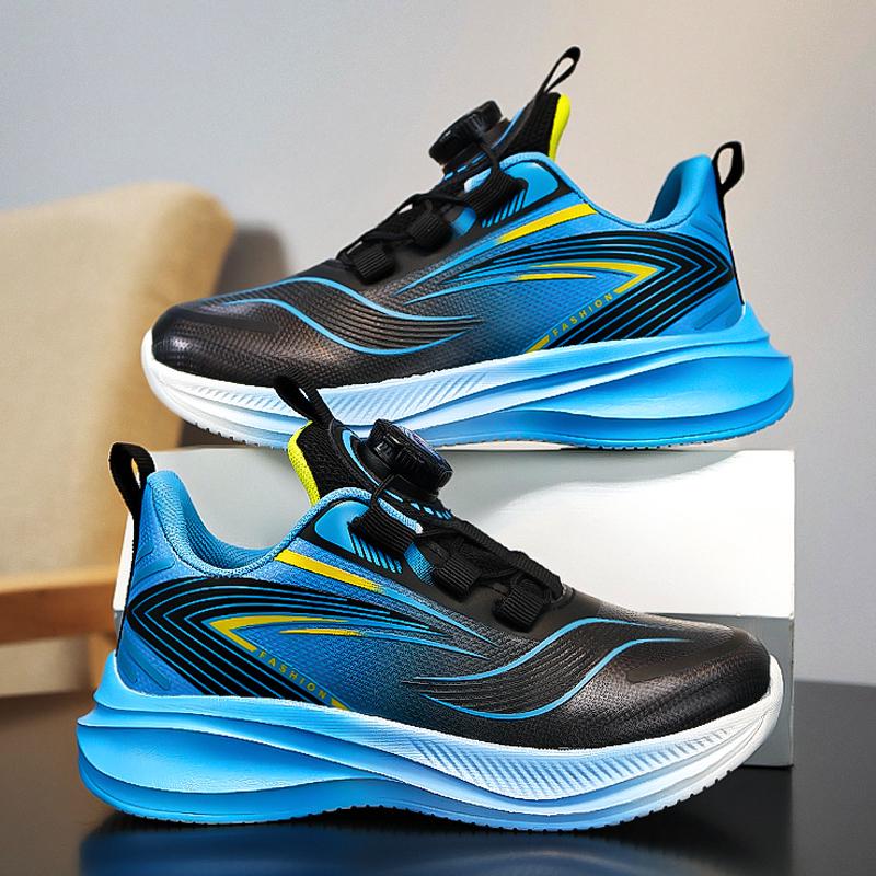 2025 New Autumn Breathable Boys' Basketball Mesh Shoes - Lightweight & Durable for Sports & Running