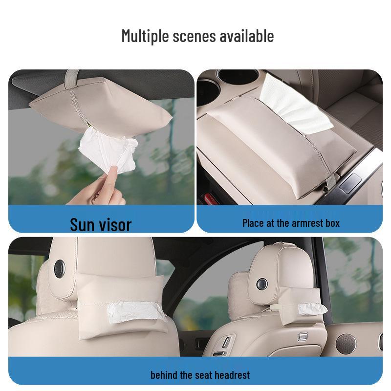 Ideal I8L6L7L8L9MEGAONE Refresh Edition Car Tissue Box - Hanging, Convenient Paper Dispenser