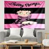 Betty Boop Print Tapestry, Lightweight Wall Hanging, for Bedroom, Dorm, Living Room, Home Art Decor - Birthday Christmas Gift for Friends