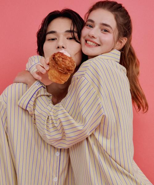 

[OFF HOUR] Butter Cream Long Sleeve Pajama Set (2SET) [Shipped from Korea] 100% Authentic M M