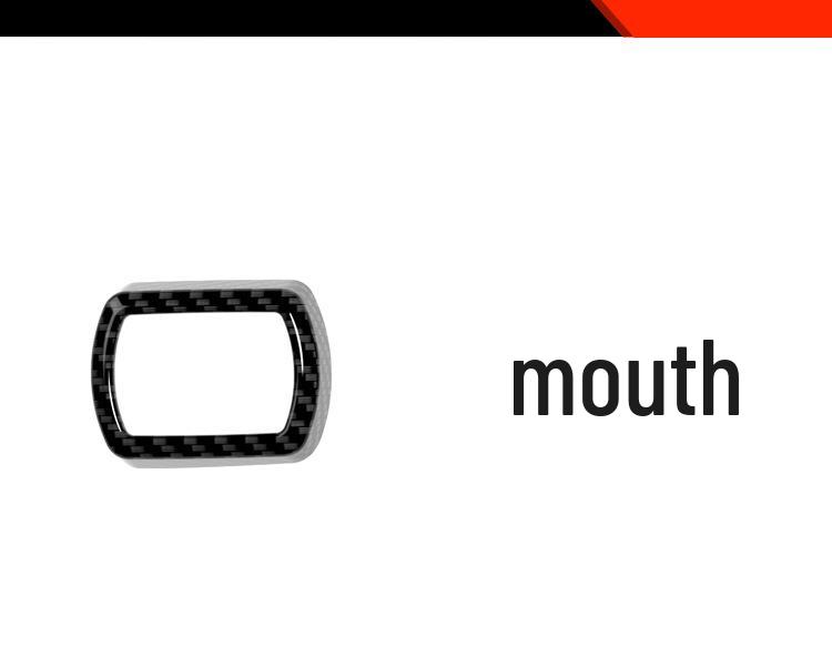 Dekorativer Mittelkonsolen-Knopfrahmen für 26 Toyota RAV4 Modelle