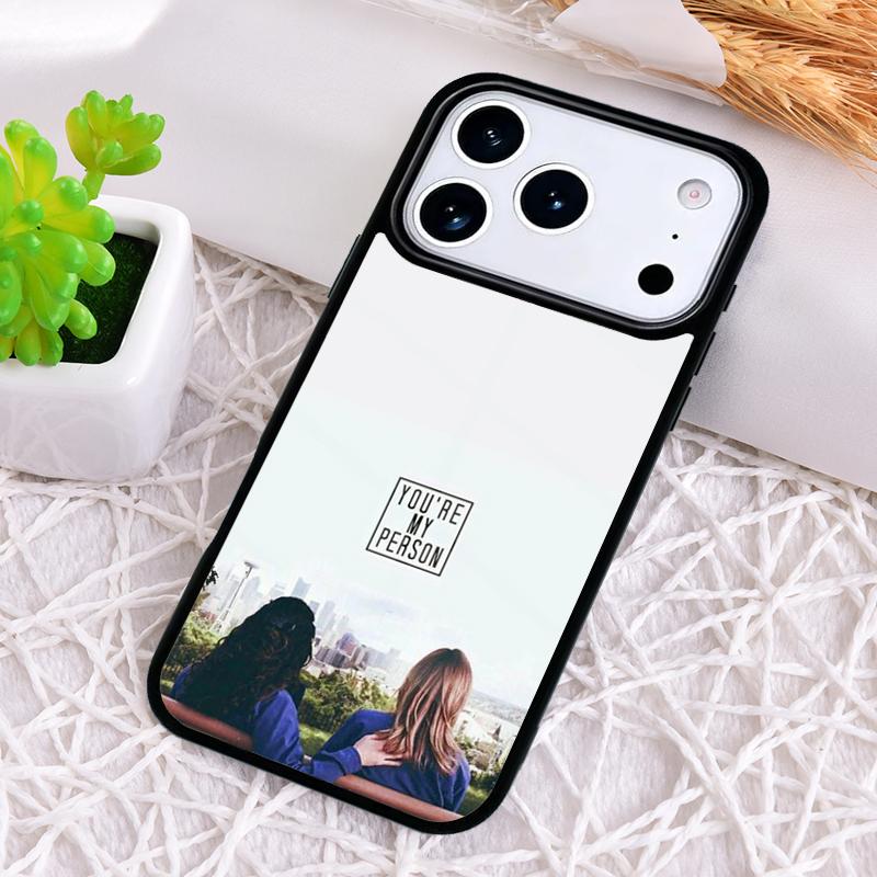 Greys Anatomy You are my person soft Phone Case for iPhone 17 Air 16 15 11 12 14 13 Pro Max Shockproof Cover
