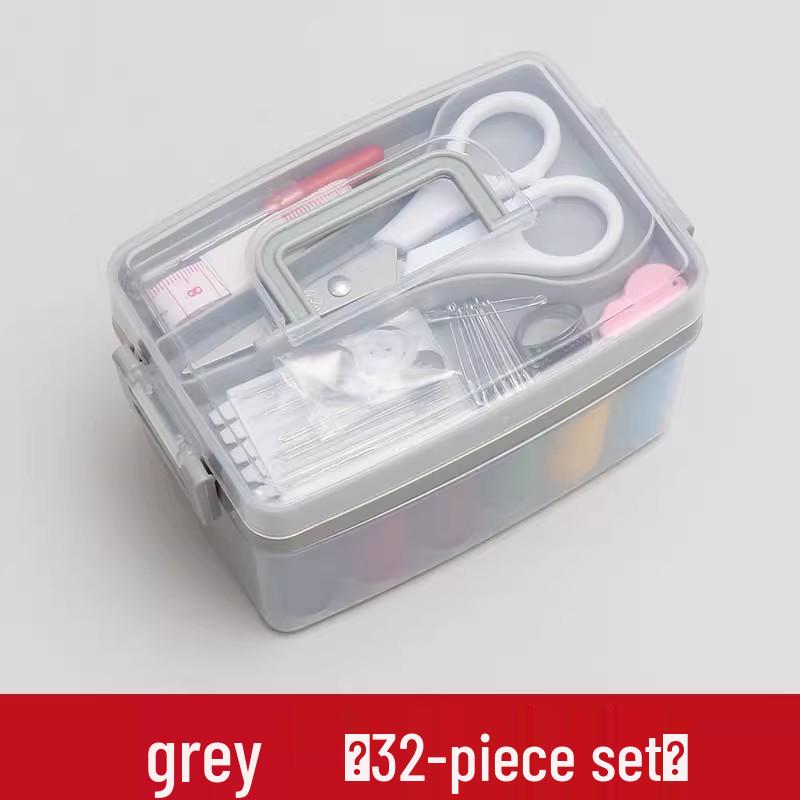 High-Quality Portable Sewing Kit: Needle and Thread Box for Home, Dorm, or Wedding Sewing Needs.