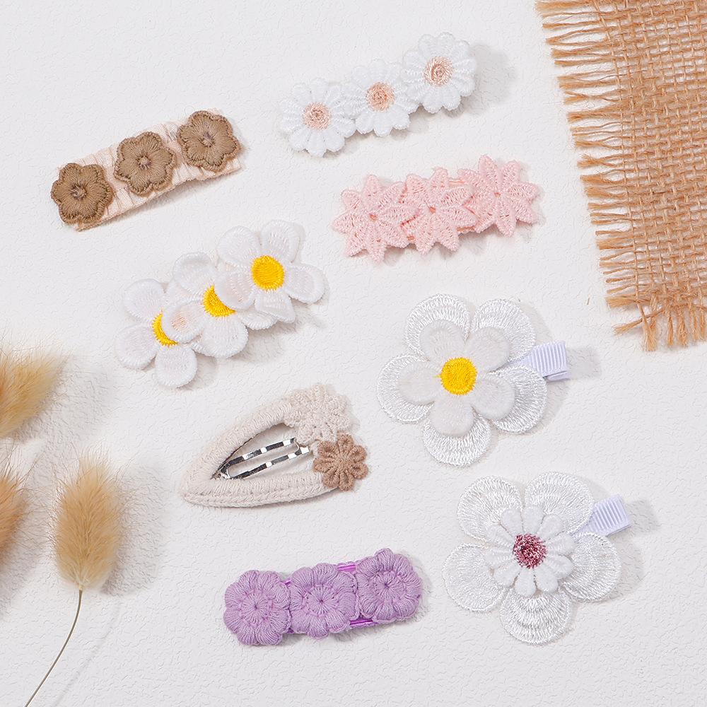 1pc Novelty Children's Bang Clip, Exquisite Daisy and Camellia Children's Hair Accessory