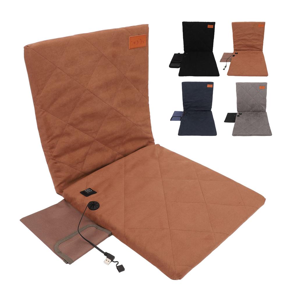 Tragbares beheiztes Sitzkissen Faltbares Heizsitzkissen Sichere beheizte Stuhlauflage für Innen und Außen