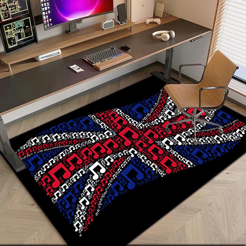 1pc British flag Carpet Rug for Living Room Bedroom Home Sofa Decoration,Kids play Non-slip Floor Mat