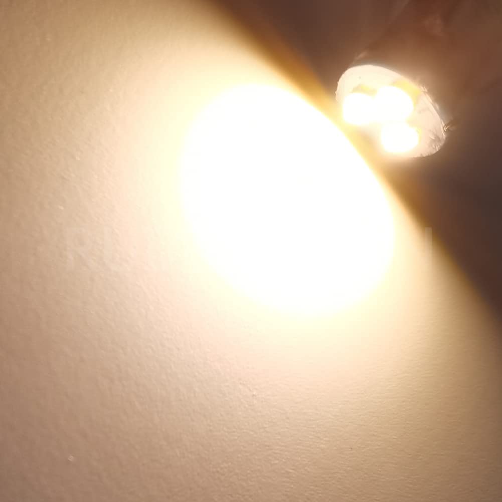 [Set of 10] Ruiandsion 3898 BA7S LED Bulb DC12V Only