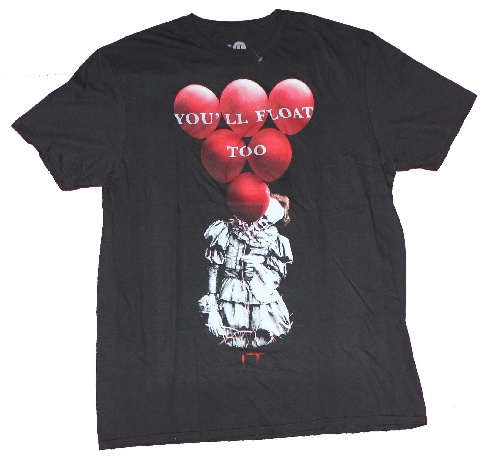 It Adult New T-Shirt- You ll Float Too Pennywise With Balloons XXL
