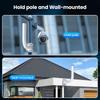 2pcs Durable Bridge Bracket Wall-Mounted Access Point Mount Adjustable J Pole Mounts  Outdoor Use