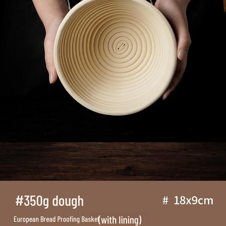 Nordischer Handgefertigter Europäischer Rattan Gärkörbchen für Brot zum Backen