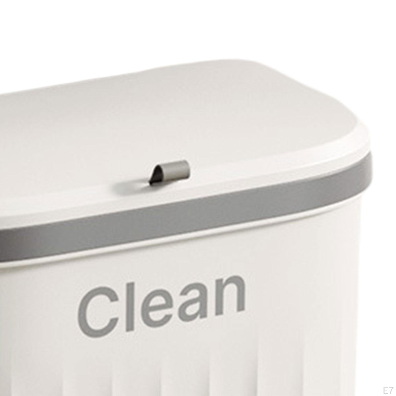 Yiomxhi Poubelle Suspendue Avec Couvercle, 9 L, Pliable, Pour