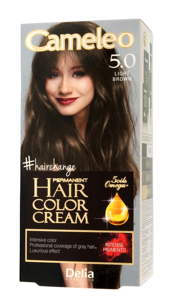 Delia Cosmetics Cameleo Hcc Farba Permanentna Omega+ Nr 5.0 Light Brown 1Op.