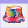 Rybářská čepice s tie-dye potiskem a ochranou proti slunci pro běžné nošení venku