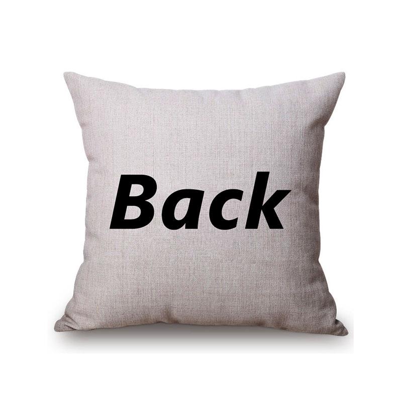 Vintage Classic Quotes Letter Art Print Sofa Throw Pillow Case Cotton Linen Home Decorative Square Chair Cushion Cover Cojines
