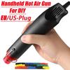 220V Hot Air Gun Russian Manual Shrink Plastic Heat Gun DIY Tool Heat Electric Power Tool Mini Soldering Temperature Crafts Blower
