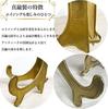 Wanizo Brass Plate Stand L (Suitable for plates with a diameter of 24cm to 33cm) Display Stand for Picture Frames, Clocks, Photos, Books, Fixtures, Pa