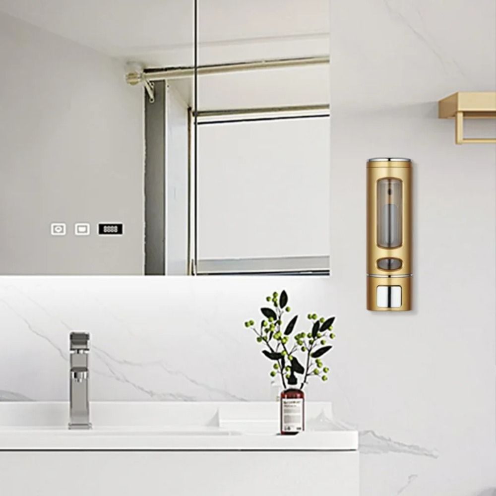Wall-Mount Soap Dispenser 2/3 Head Hand Soap Press Bottle Easy To Install Hand Sanitizer Jar  Home