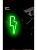 Neon Cyberpunk LED Lightning Window Light: Electric Interior Decor