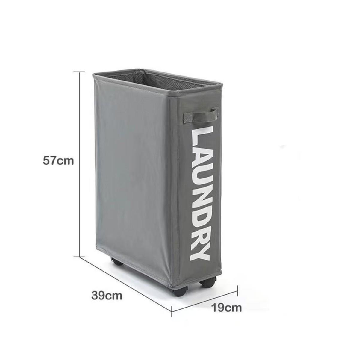 Складная тканевая корзина для белья на колесах - Хранение коврика для йоги и грязной одежды 1500₽