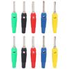 2 Set U23 4mm Single Needle Banana Plug Red Yellow Blue Green Black for Electric Power Test Parts