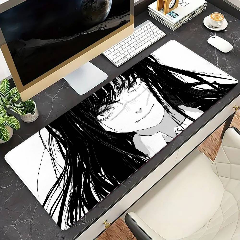 Asa Mitaka Anime C-Chainsaw Man Podkładka pod mysz Mata na biurko Z podkładką Akcesoria do gier Prime Gaming Podkładka pod klawiaturę XXL Amortyzacja