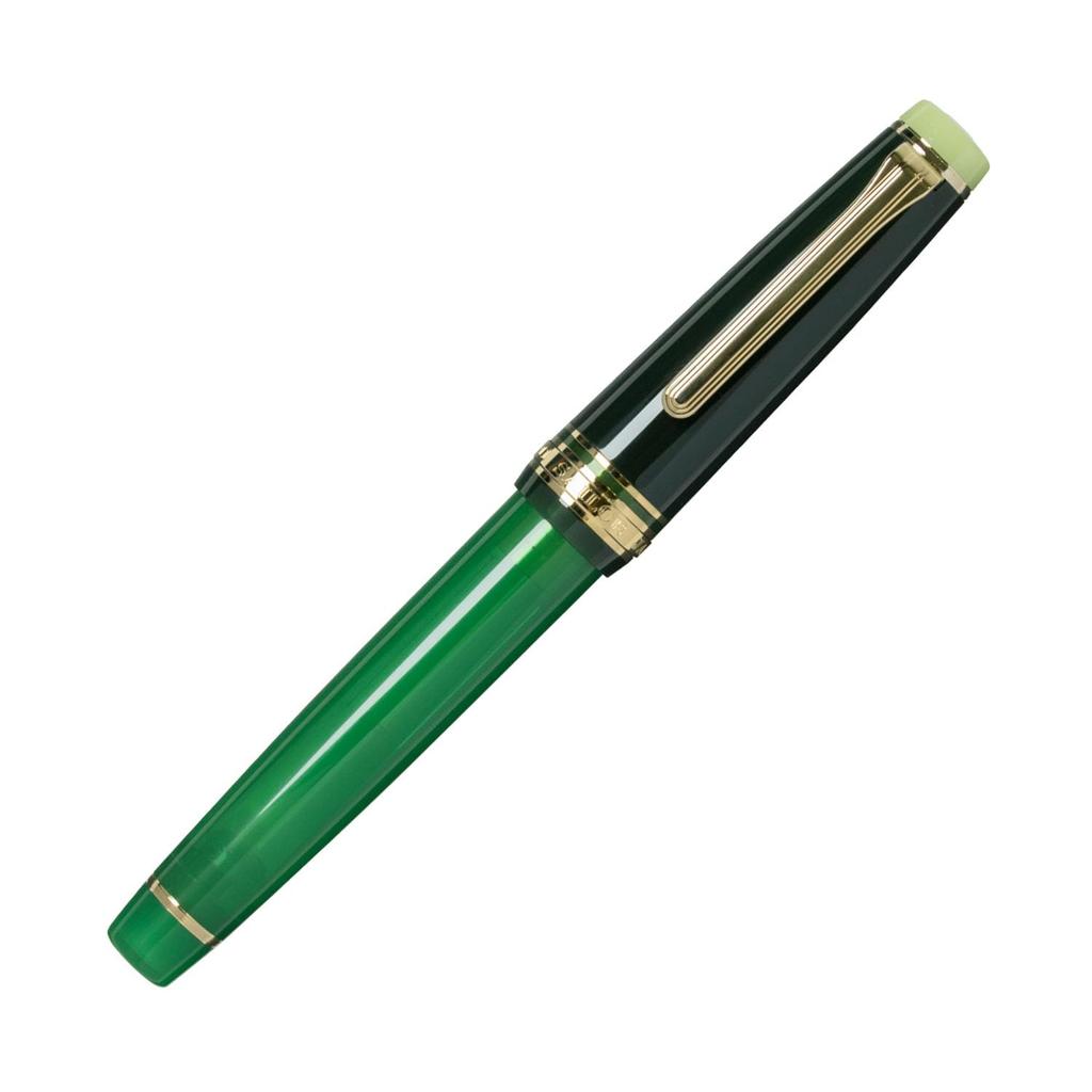 Sailor Fountain World Tea Tea 21K Medium Pen, Time, Ceremony, Matcha, Gold, Large, Nib, 11-3304-460