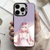 S-Sexy Z-Zero Two Phone Case For iPhone17,16,15,14,13,12,11 Plus,Pro Max Candy Silver Plated Inside Cover