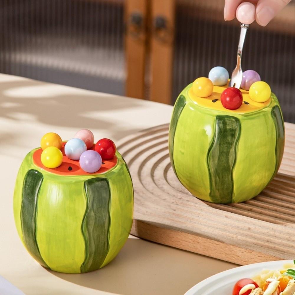 Decorative Watermelon Fruit Fork Set Cartoon Salad Fork Creative Dessert Cake Fork  BBQ