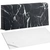 Set of Self-Adhesive Vinyl Tiles with Print, Marble Pattern with Veins, 10x40x20 cm