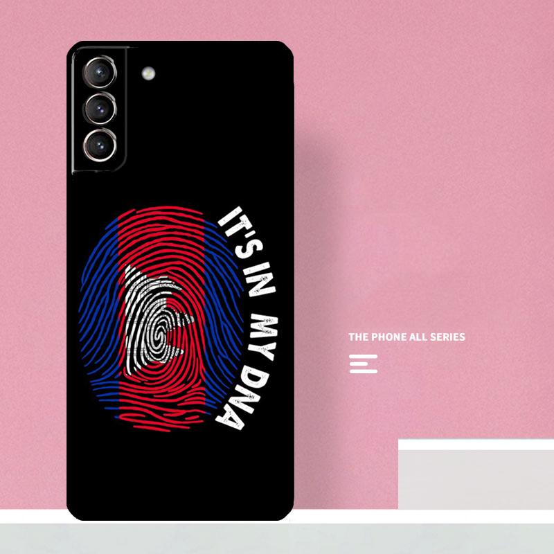 Cambodia Flag Phone Case For Samsung Galaxy S24 Ultra S20 S21 S22 S23 S25 Plus S9 S10 S24 FE Cover Coque