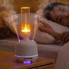 Essential Oil Diffuser with LED Candle Light, Silent Double Spray Aromatherapy Humidifier for Bedroom, Office, Party, Yoga