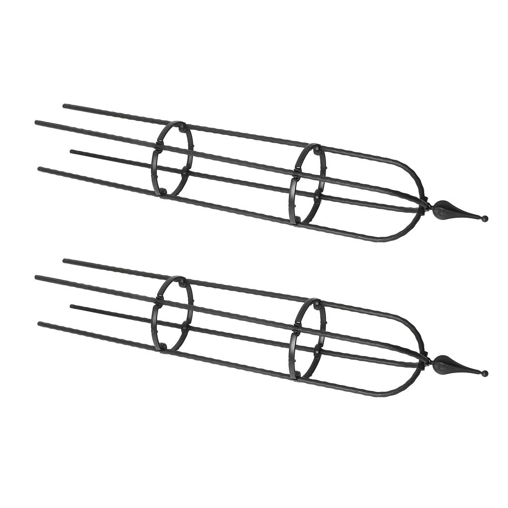 2 Seturi Plante Agățătoare Suport Tub de Oțel Plantă de Exterior Floare Legumă Cadru Raft de Grădină