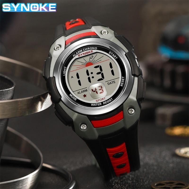 Najlepsza Marka Nowy Studencki Zegarek Elektroniczny Luminous Wodoodporny Sportowy Męski Zegarek Sportowy Nowy Podwójny Design Paska Modny Zegarek