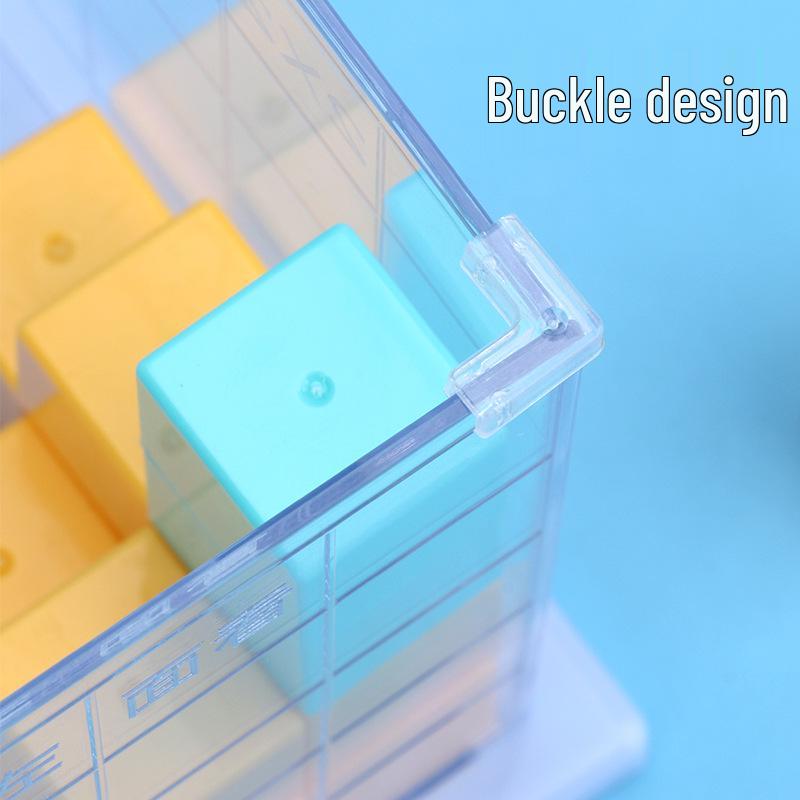 Magnetický geometrický demonstrátor kostka s mřížkou pro 3D pozorování a výuku