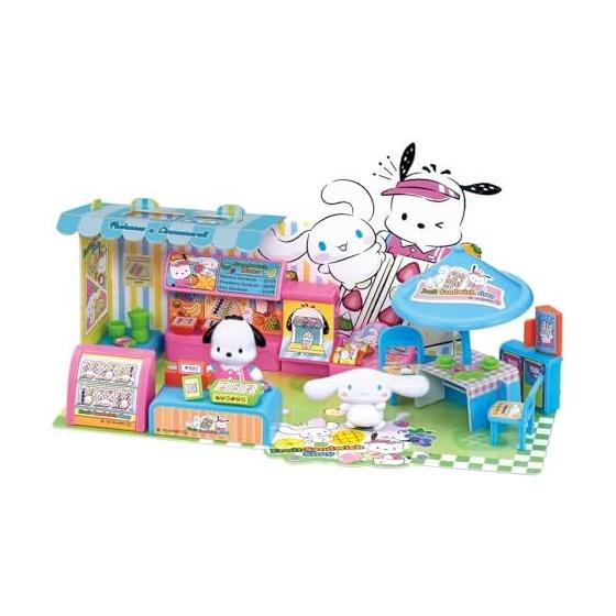 [BANDAI] Персонажи Sanrio Pochacco & Cinnamoroll Fruit Sand Shop