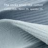 5Pairs Men Combed Cotton Socks Double Needle Antibacterial Black Casual Business Breathable High Quality Male Sock Size39-45
