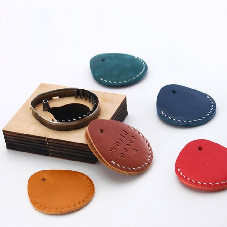 Keychain Cutting Mold Handmade Leather Crafts Making Tool RFID for Key Fob Mould