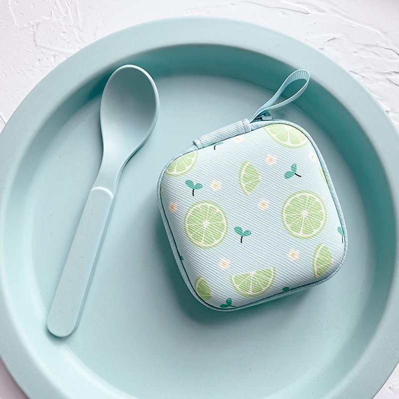 Fruit printed handheld storage bag