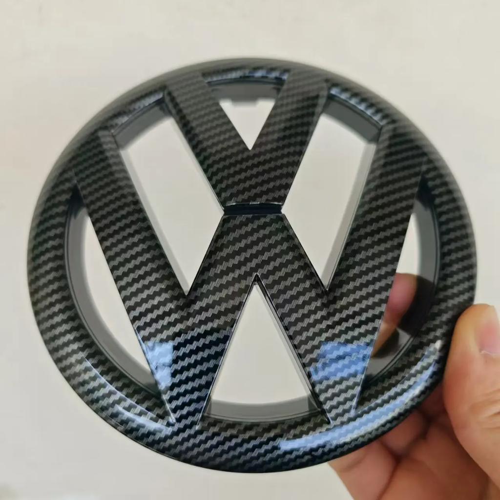 2025 Hot Volkswagen Golf MK6 2009-2012 Front Grill Emblem 135mm & Rear Trunk Badge 110mm 2PCS Replacement Car Logo Car Accessor