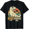 Daddysaurus T Rex Dinosaur Daddy Saurus Family Matching T-Shirt Unisex T-Shirt