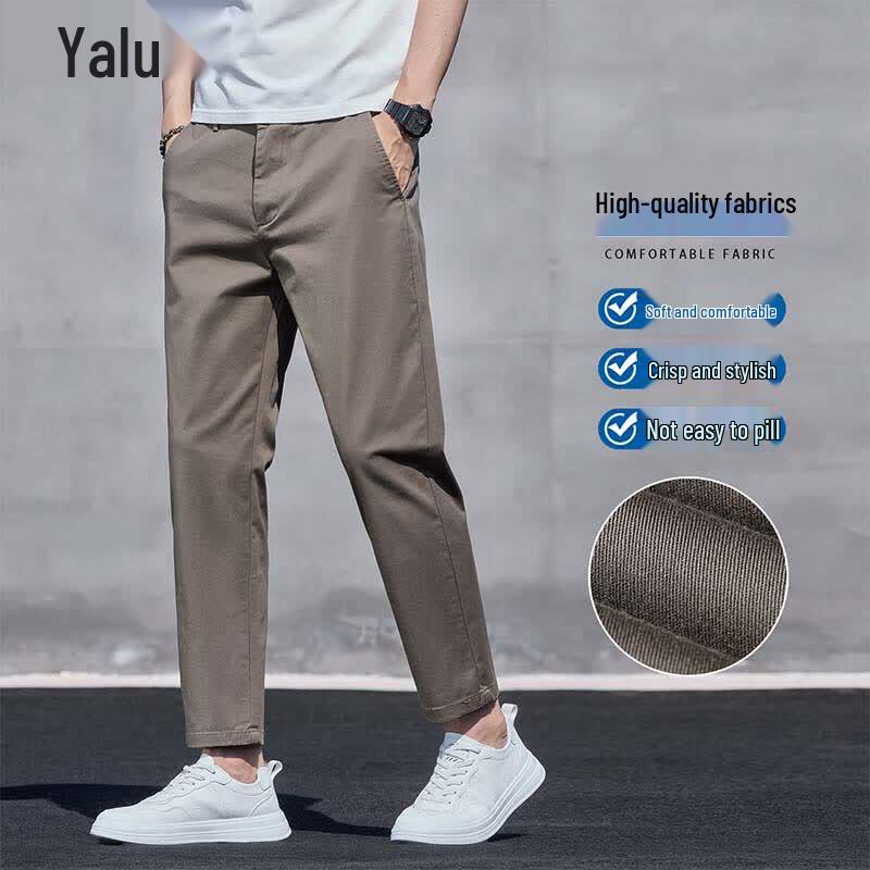 Men s Slim Fit Cropped Chino Pants 29