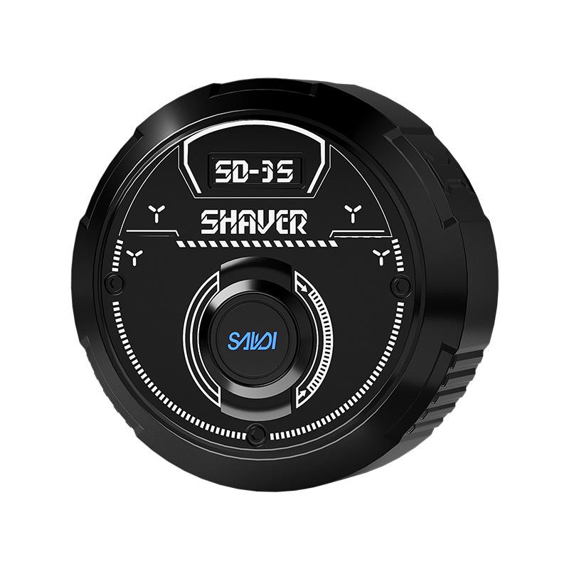 Mini Golarka z Podwójną Głowicą Mały Spodek Wysokiej Wartości Przenośna Golarka Ekran LDE Golarka Elektryczna