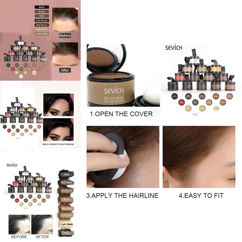 Sevich Hairline Powder For Flawless Coverage And Natural Finish In Various Shades