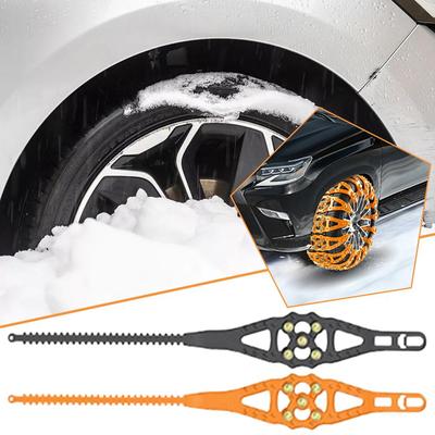 2/4pcs Car Anti-skid Chain SUV General Purpose Snow Thickened Snow Truck Tires Universal Non-slip Winter Widened Mud Chain K8S8