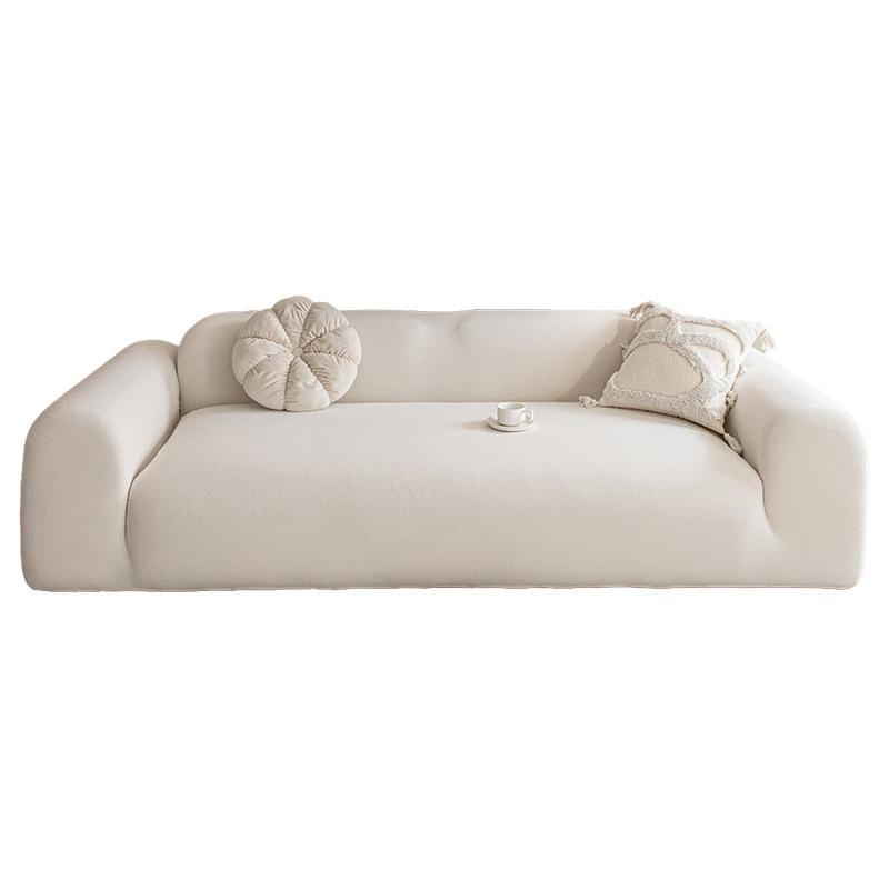 New Polar Fleece Sofa Cushion Autumn and Winter Thickened Non Slip Warm Elastic Full Cover Sofa Cover