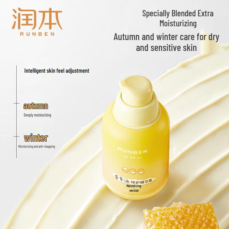 RUNBEN Egg Yolk Oil Essence Cream & Lotion Skincare Set