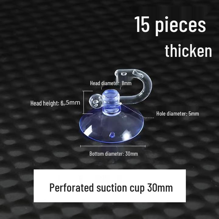 Transparenter Saugnapfhaken für Glas, Fliesen und Auto-Werbung