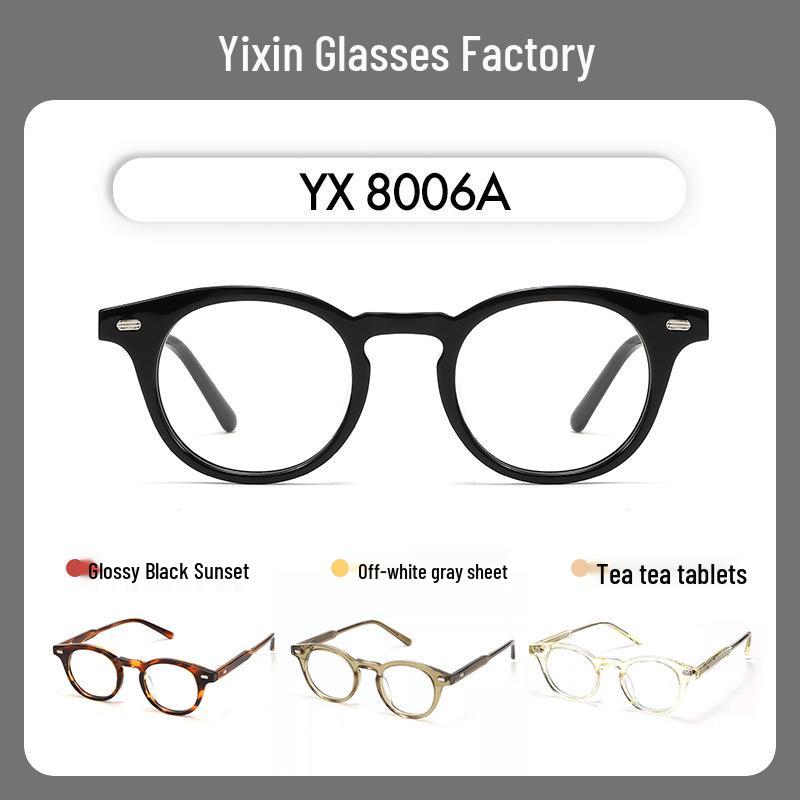 Milan A Retro Tortoiseshell Acetate Eyeglass Frames for Men and Women