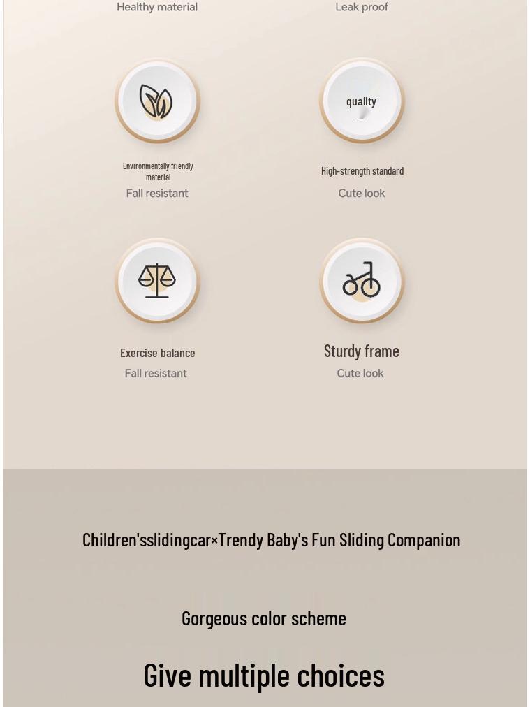 4-in-1 Toddler Scooter: Balance Bike, Walker, and Twist Car for Ages 1-3