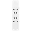 Vidaxl Coffee Table Legs, 2 Pcs, White, 50X(42-43) Cm, Steel